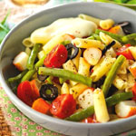 Простой салат из фасоли