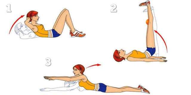 Упражнения для плоского живота и тонкой талии